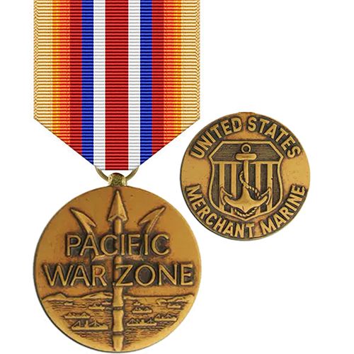 MEDAL-PACIFIC WAR ZONE (MERCHANT MARINE)