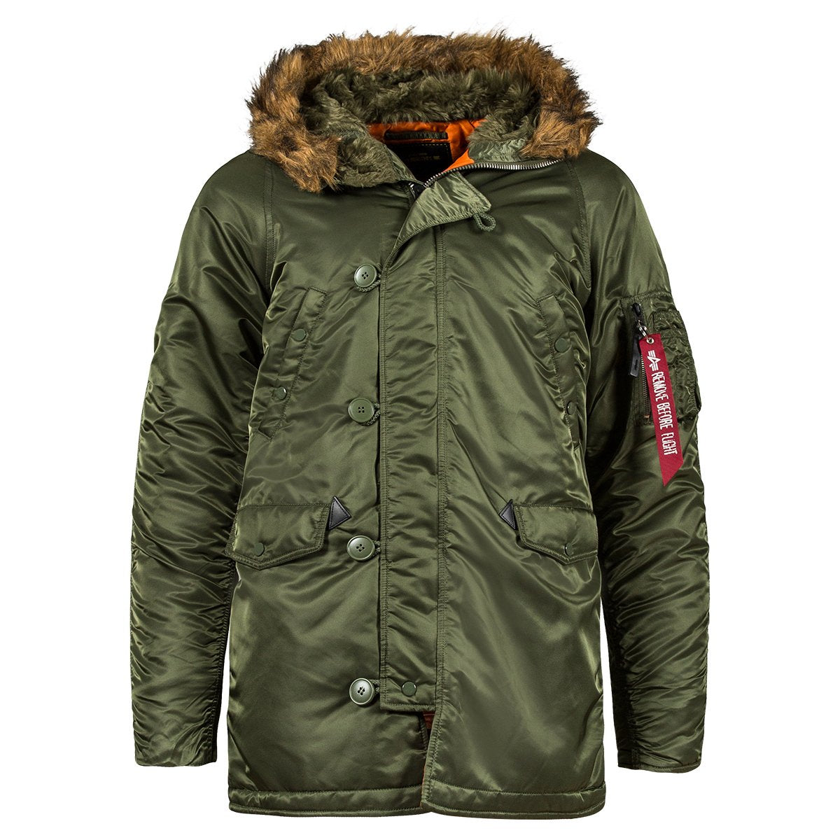 N3b slim fit parka best sale